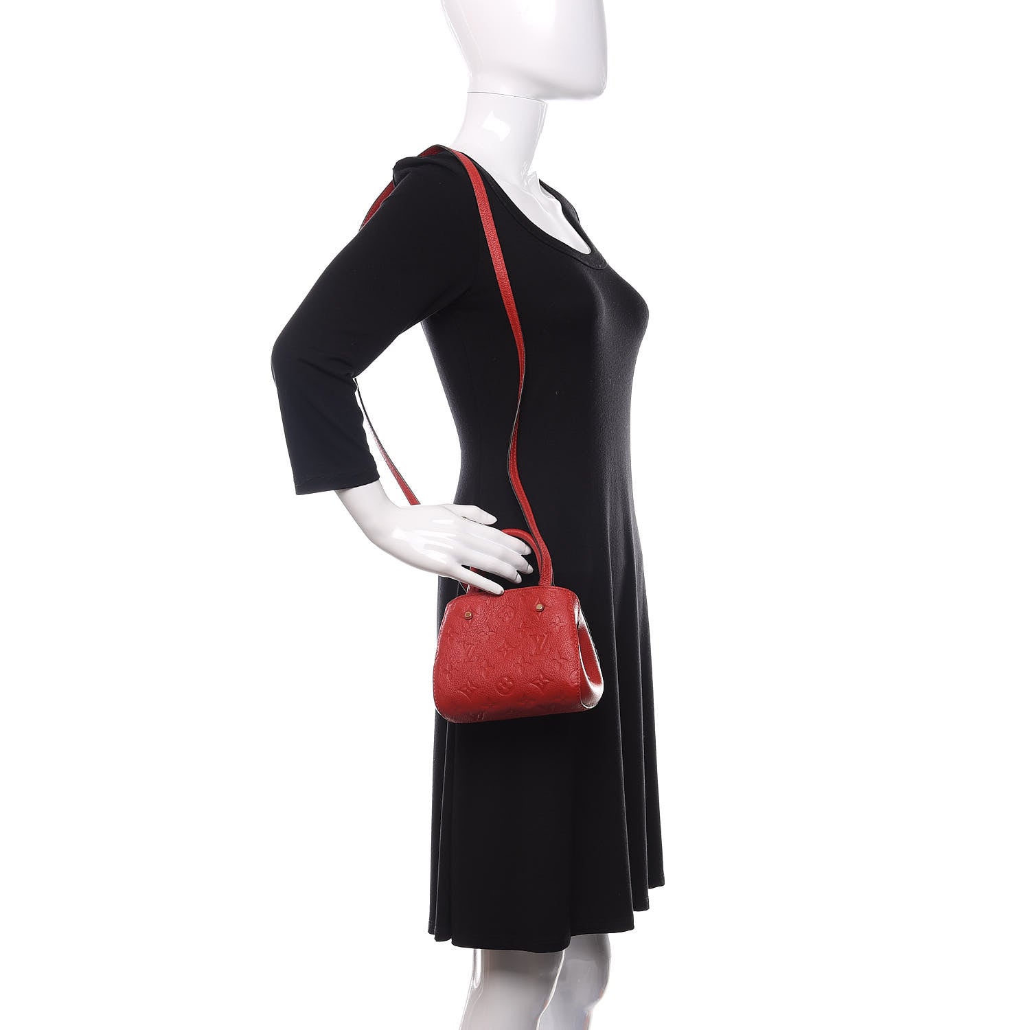 Louis Vuitton Empreinte Montaigne Nano Cherry 2 of 10