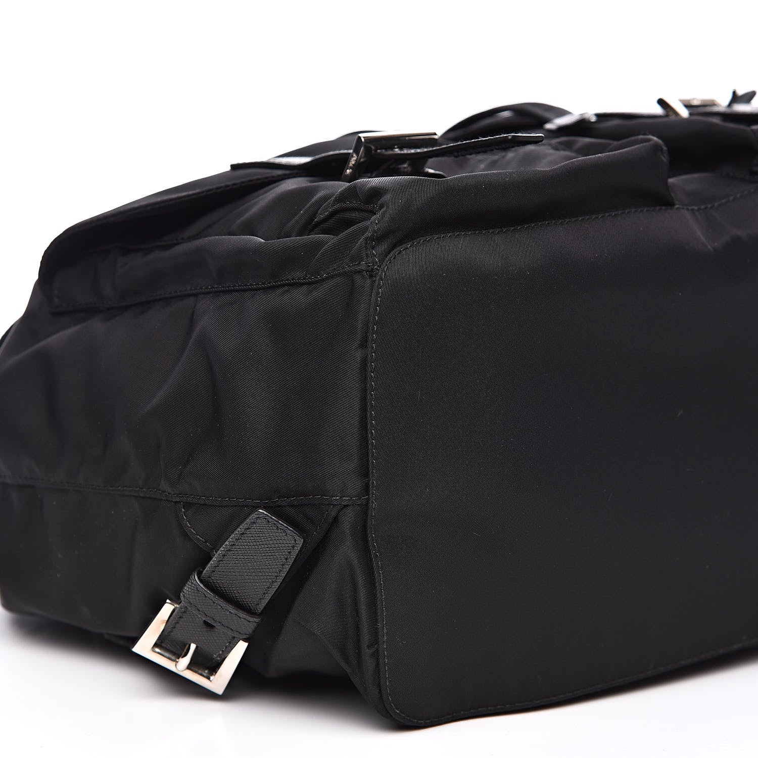 Prada Nylon Vela Medium Backpack Black 8 of 9