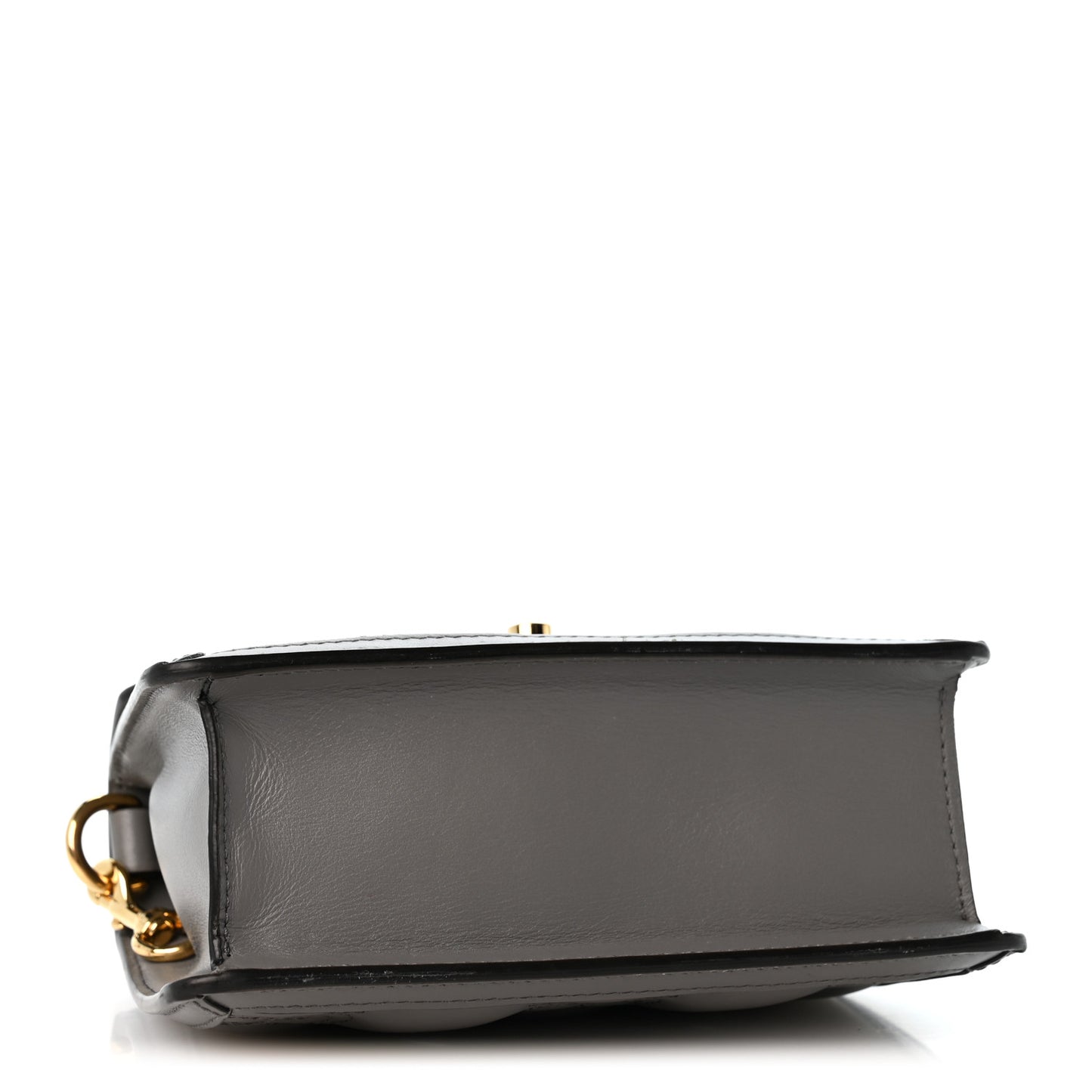 Calfskin GG Matelasse Mini Top Handle Shoulder Bag Grey