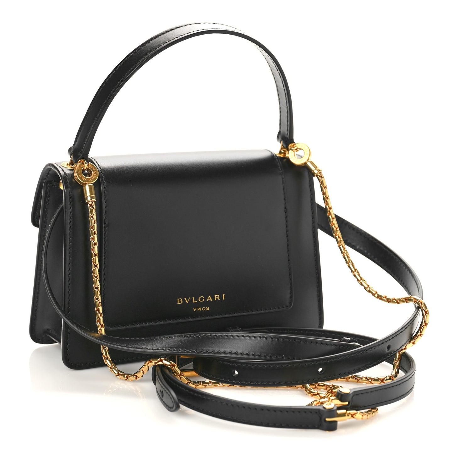 X ALEXANDER WANG Lambskin Serpenti Forever Belt Bag Black