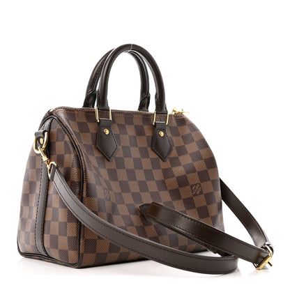 Louis Vuitton Damier Ebene Speedy Bandouliere 25 3 of 14