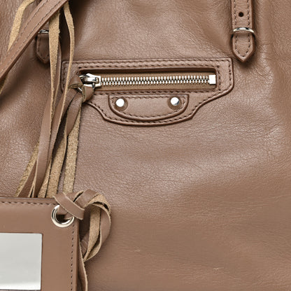 Balenciaga Veau Papier A6 Zip Around Tote Castagna 9 of 24