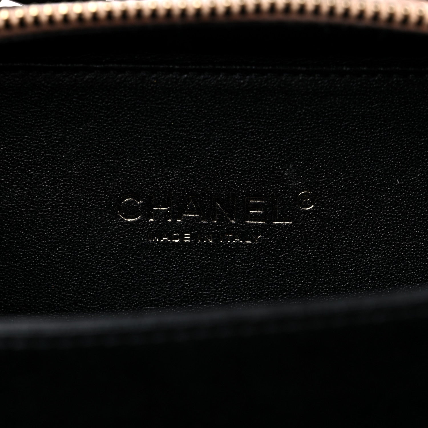 Chanel Caviar Quilted Small CC Filigree Vanity Case Beige Black 6 of 11