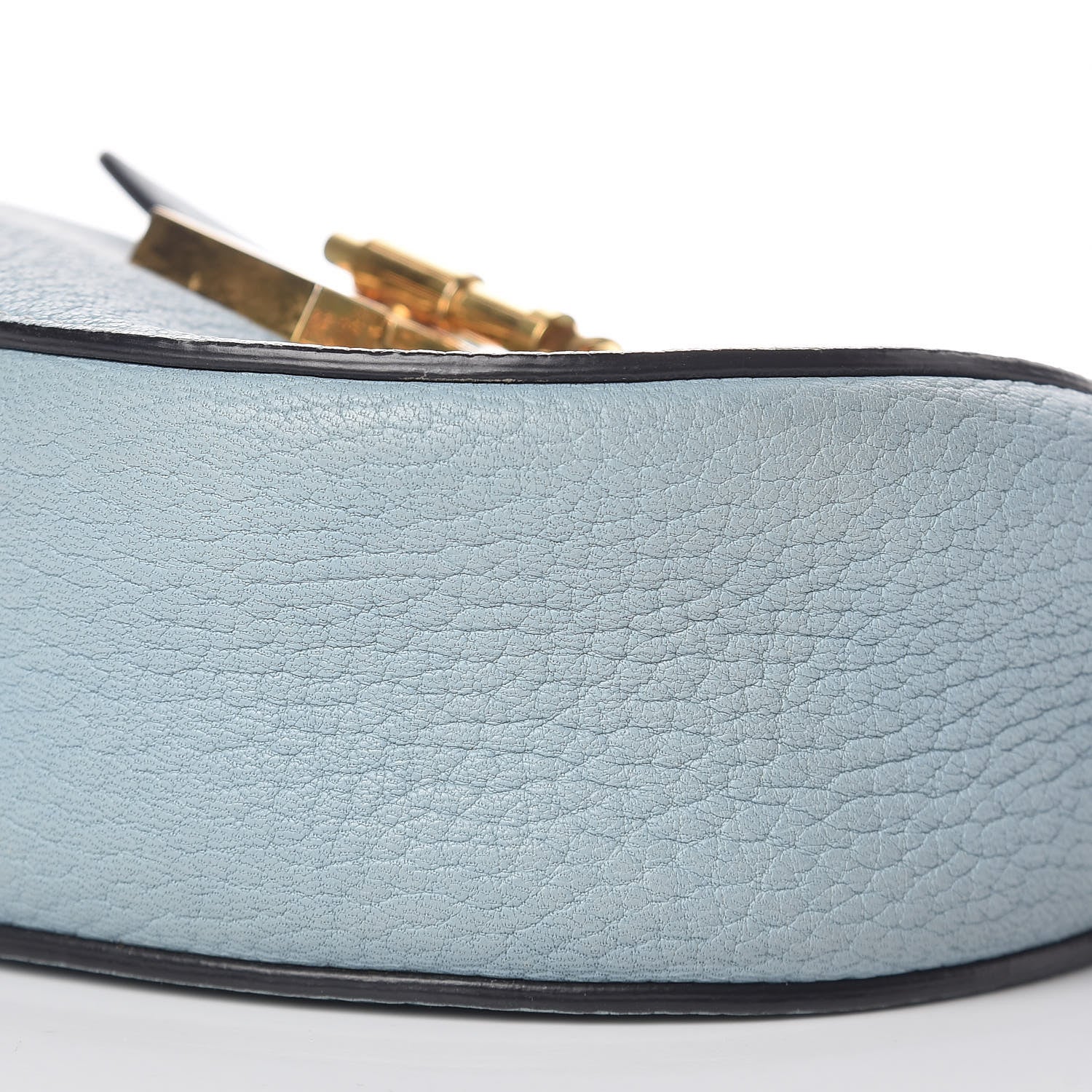 Chloe Grained Lambskin MIni Drew Shoulder Bag Cloudy Blue 9 of 9