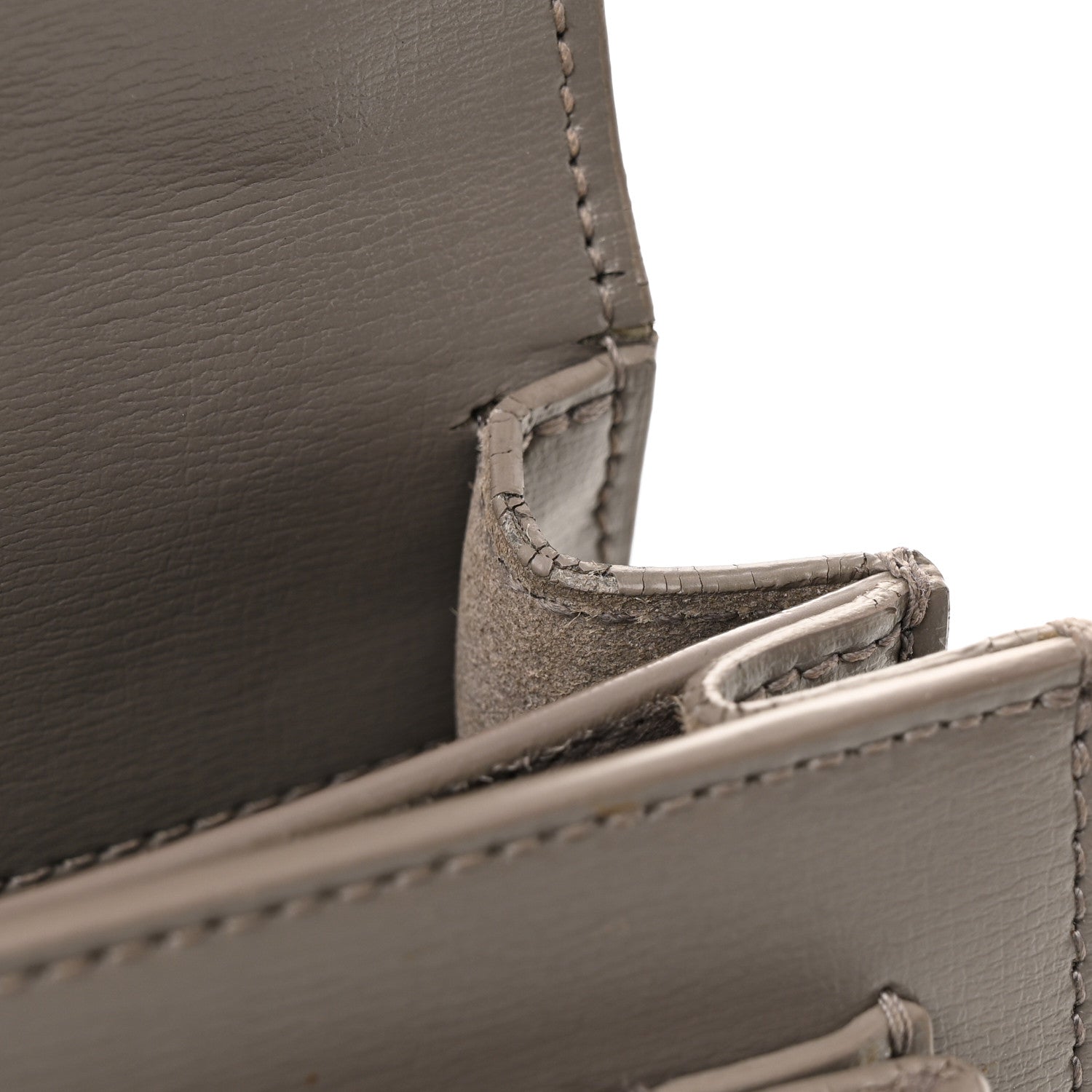 Saint Laurent Calfskin Medium Monogram Sunset Fog 22 of 23