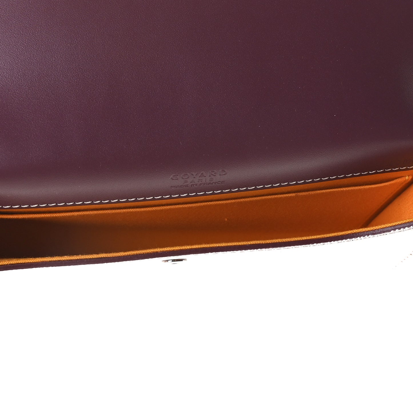 Goyardine Monte Carlo Bois Clutch Bordeaux