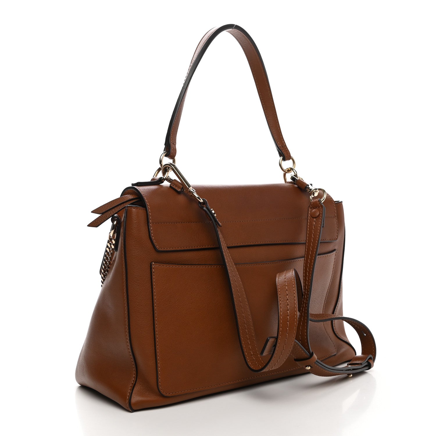 Chloe Calfskin Medium Faye Day Shoulder Bag Tan 3 of 11
