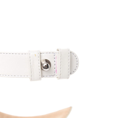 Christian Louboutin Shiny Nappa PVC Jonatina 100 Sandals 37 Opal 5 of 8