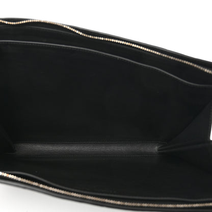 Bottega Veneta Ostrich Document Case Black 5 of 9