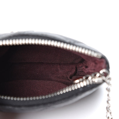 Chanel Lambskin Quilted Key Holder Case Black 4 of 8