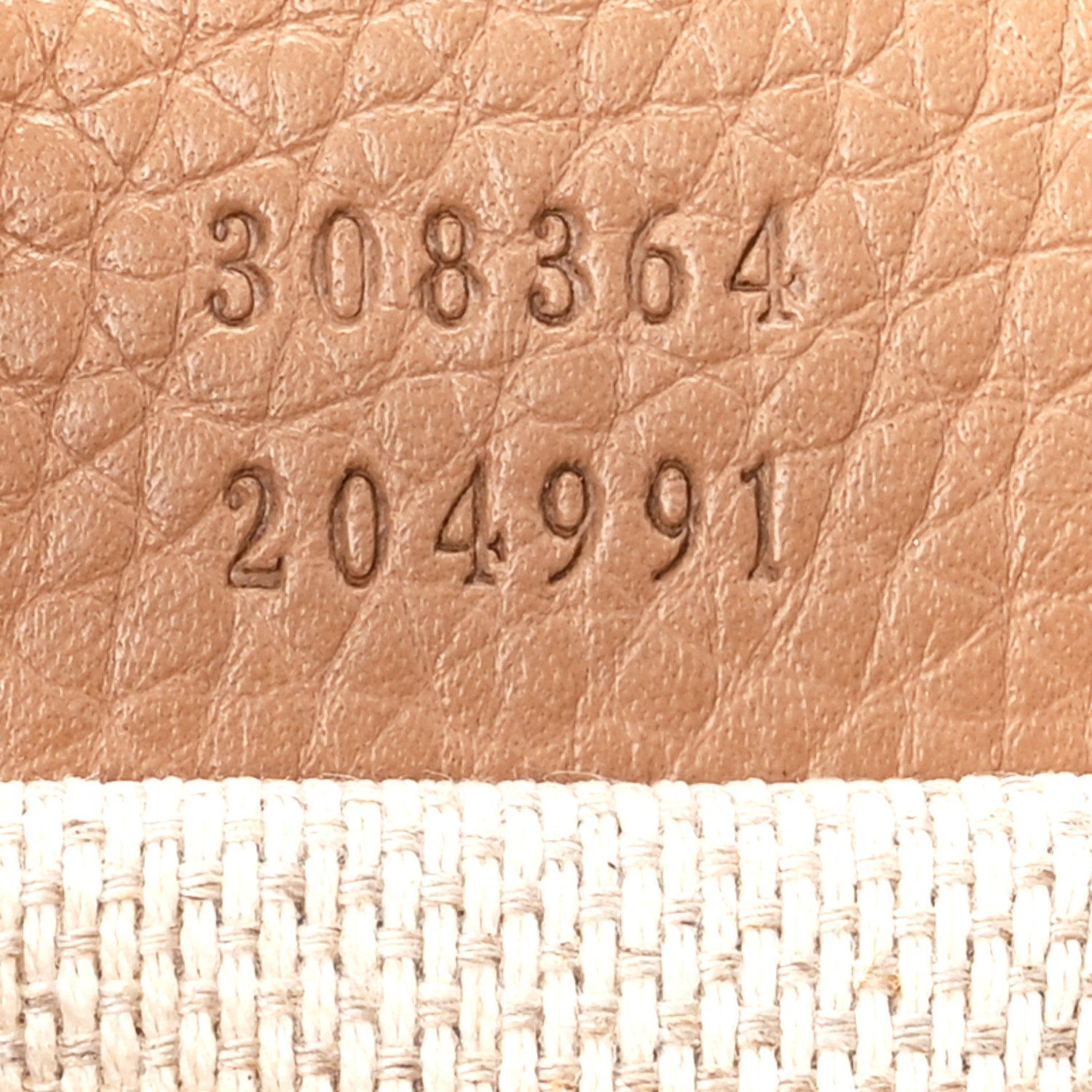 Gucci Pebbled Calfskin Small Soho Disco Bag Camelia 6 of 10