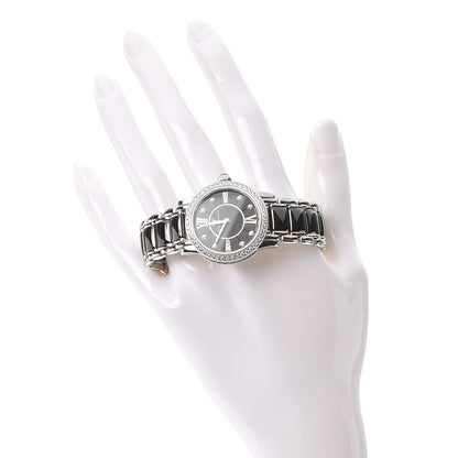 David Yurman Stainless Steel Ceramic Diamond Bezel 30mm Classic Quartz Watch Black 2 of 8
