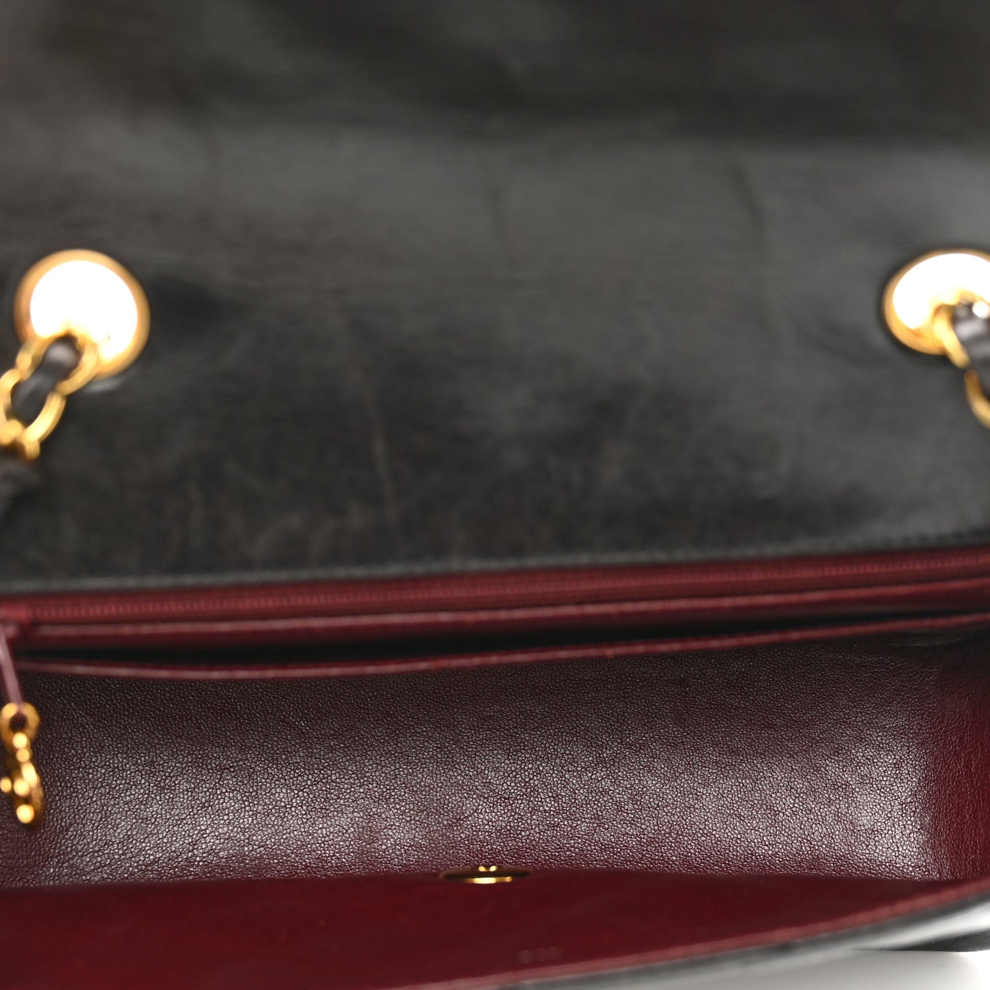 Lambskin Quilted Small Single Flap Black