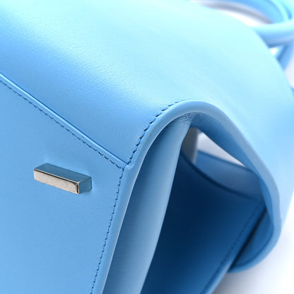Salvatore Ferragamo Natural Grain Calfskin Small Hug Bag Light Blue 12 of 13