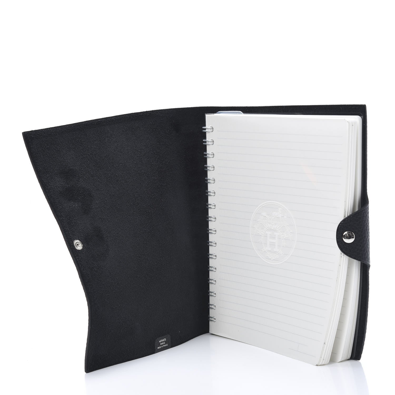 Hermes Togo Ulysse MM Notebook Cover Black 5 of 9