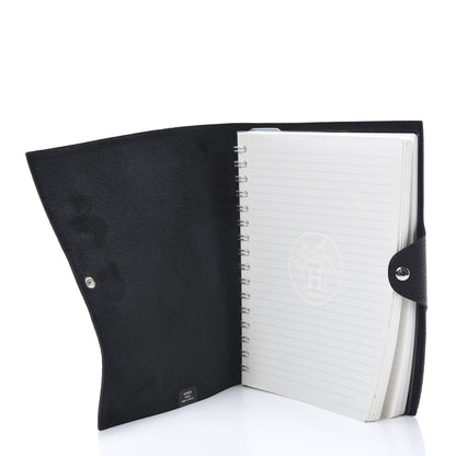 Hermes Togo Ulysse MM Notebook Cover Black 5 of 9