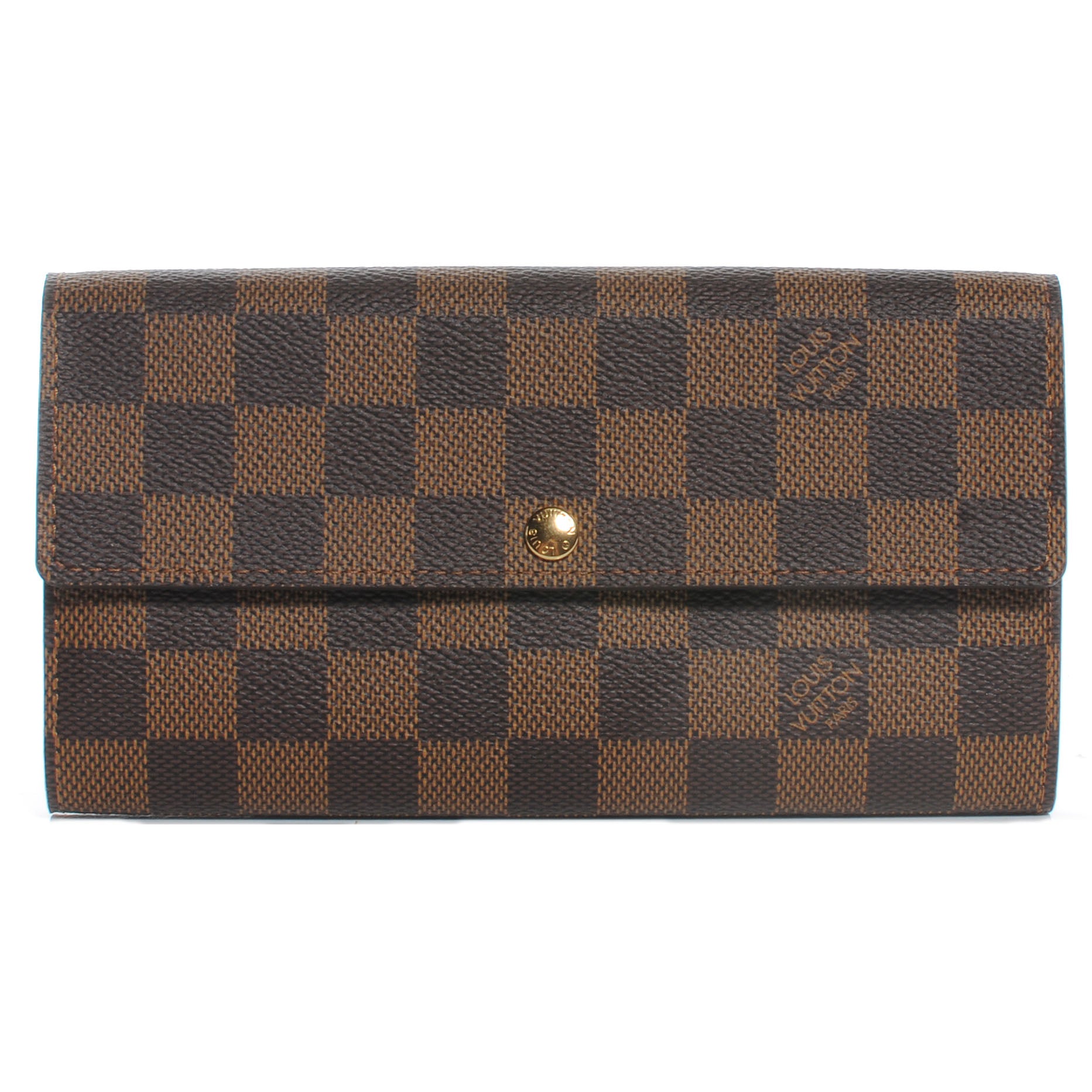 Louis Vuitton Damier Ebene Sarah Wallet 1 of 8
