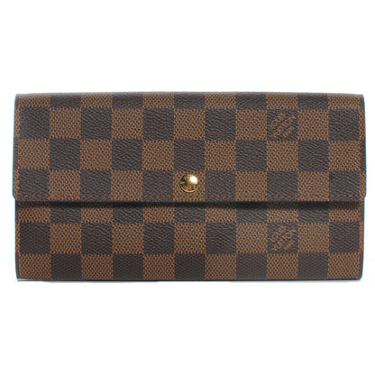 Louis Vuitton Damier Ebene Sarah Wallet 1 of 8