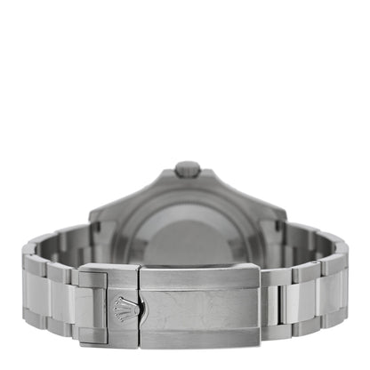 Rolex Stainless Steel Platinum 37mm Oyster Perpetual Date Yacht-Master Watch Slate 268622 3 of 5