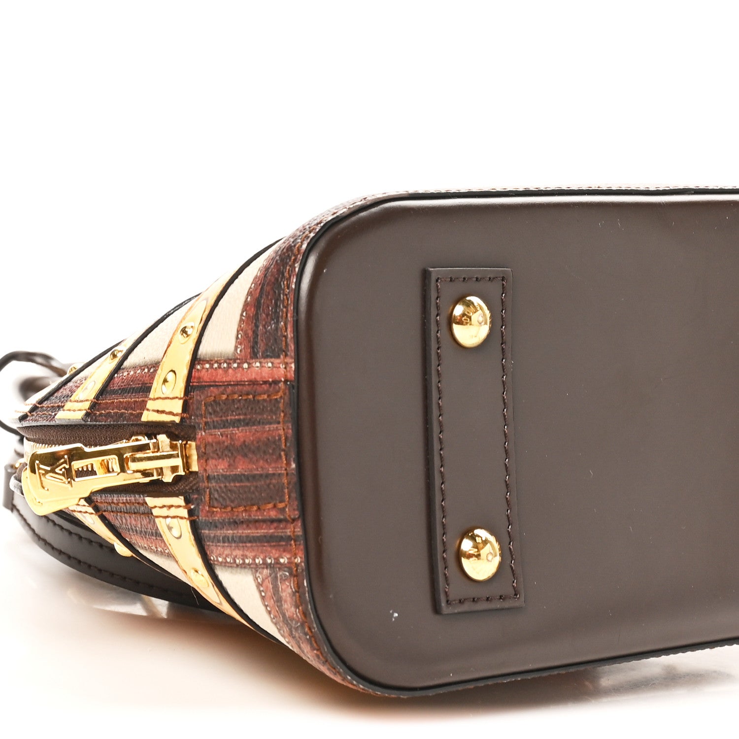 Louis Vuitton Transformed Canvas Time Trunk Alma BB Beige 8 of 9