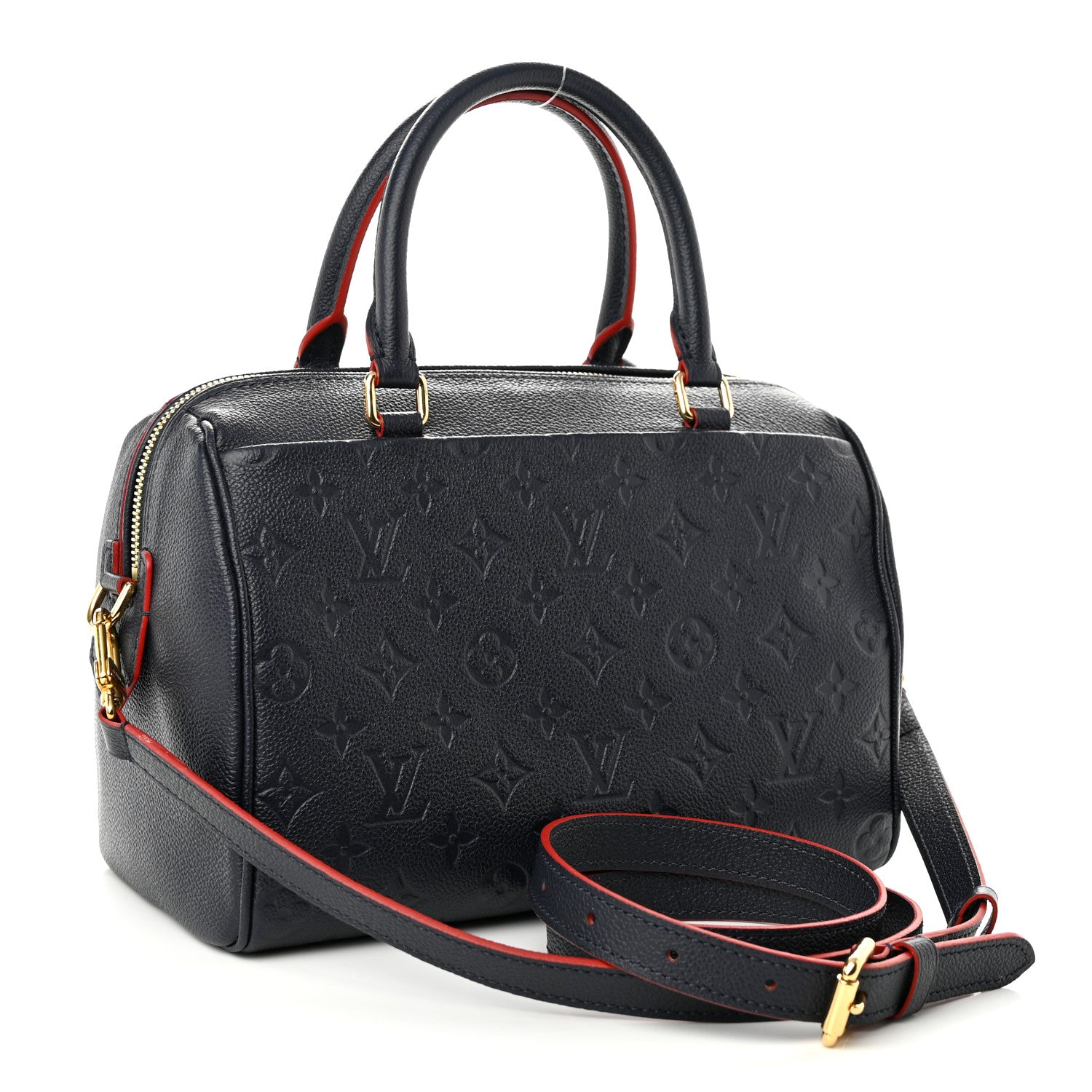 Louis Vuitton Empreinte Speedy Bandouliere 25 NM Marine Rouge 3 of 10