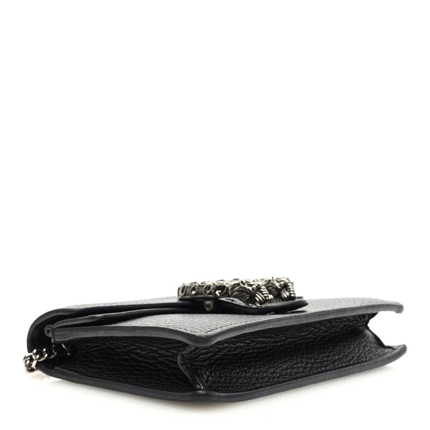 Gucci Calfskin Super Mini Dionysus Shoulder Bag Black 4 of 9