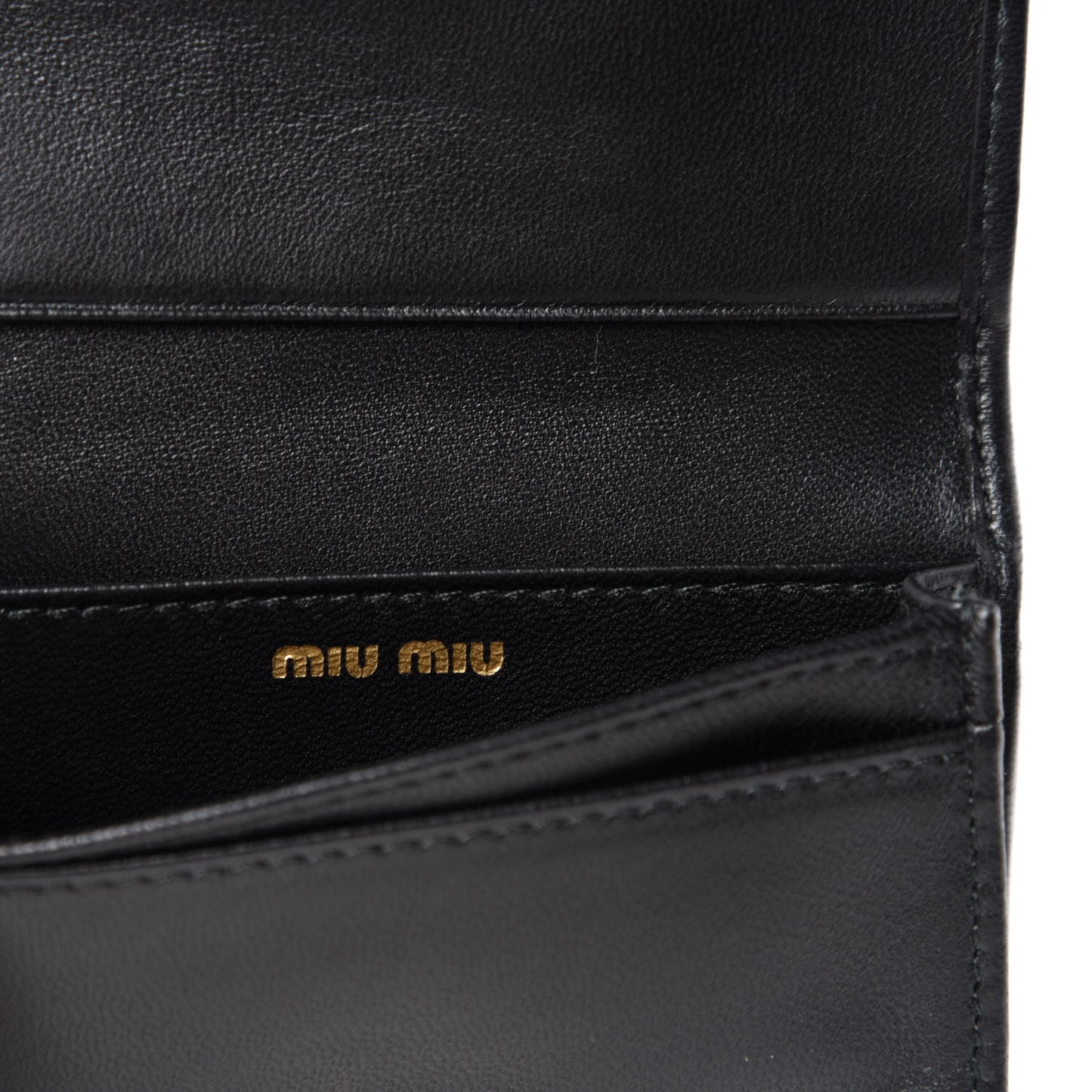 Nappa Impunture Flap Card Holder Key Ring Black