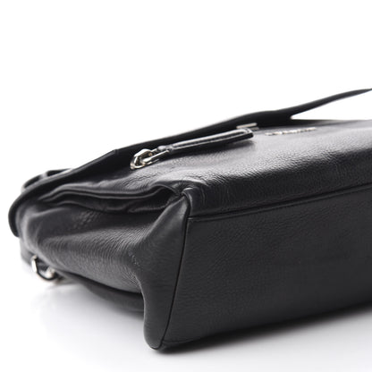 Givenchy Pebbled Calfskin Small Pandora Pure Flap Bag Black 6 of 16