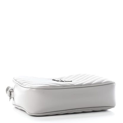 Saint Laurent Calfskin Matelasse Monogram Lou Camera Bag Granite 3 of 8