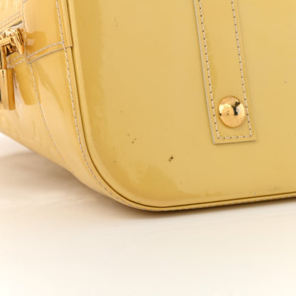 Louis Vuitton Vernis Alma GM Blanc Corail 15 of 17