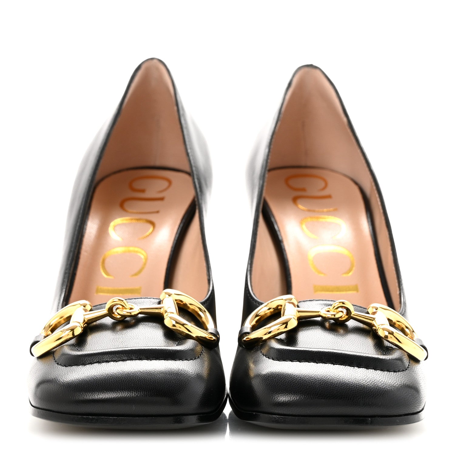 Gucci Malaga Kid Horsebit 75mm Pumps 36 Black 3 of 10