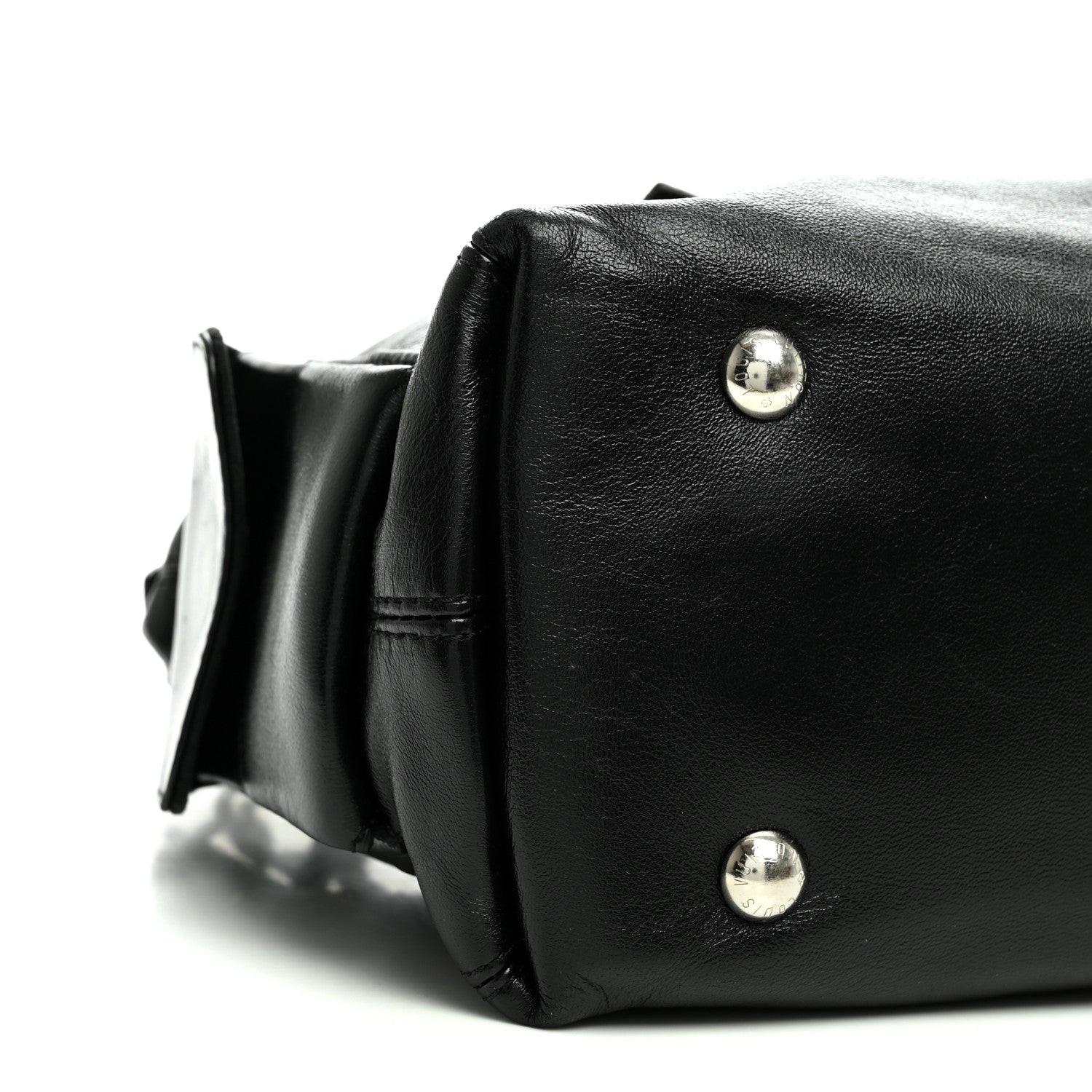 Louis Vuitton Lambskin CarryAll Cargo Vibe PM Black Black 8 of 9