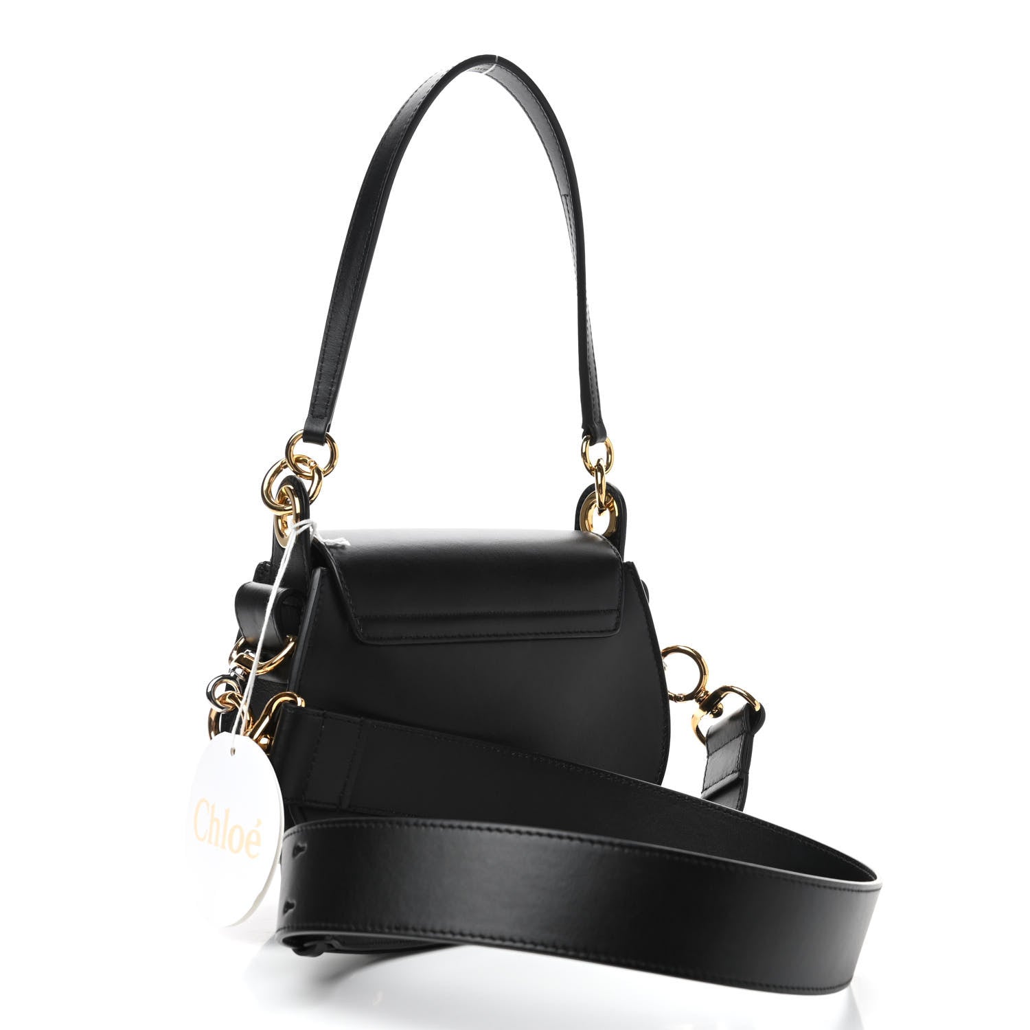 Chloe Calfskin Small Tess Bag Black 2 of 4