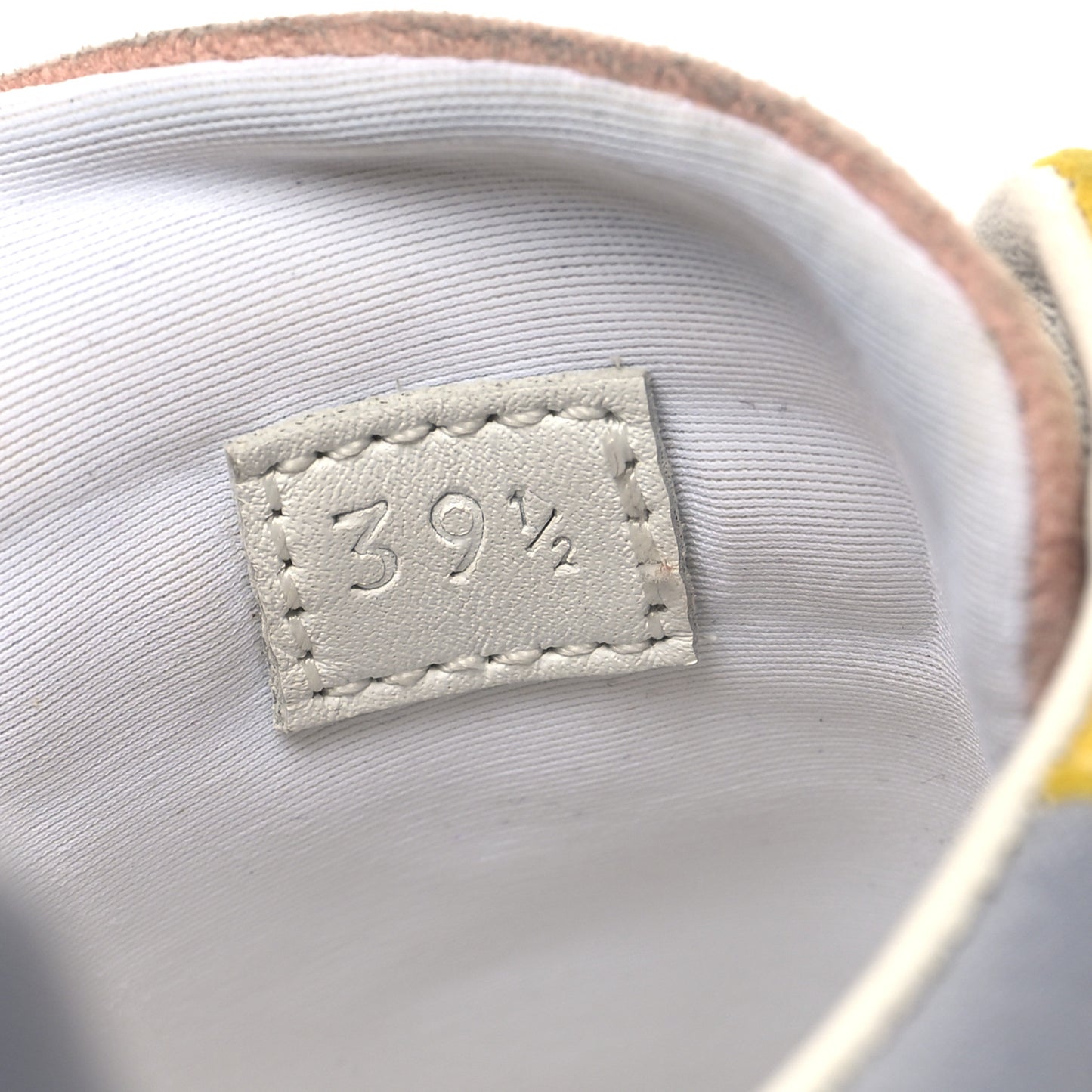 Technical Canvas Suede Goatskin Bouncing Sneakers 39.5 Gris Multicolor