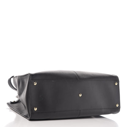 Fendi Vitello Seta Century Large Peekaboo X-Lite Black Fragola 4 of 11