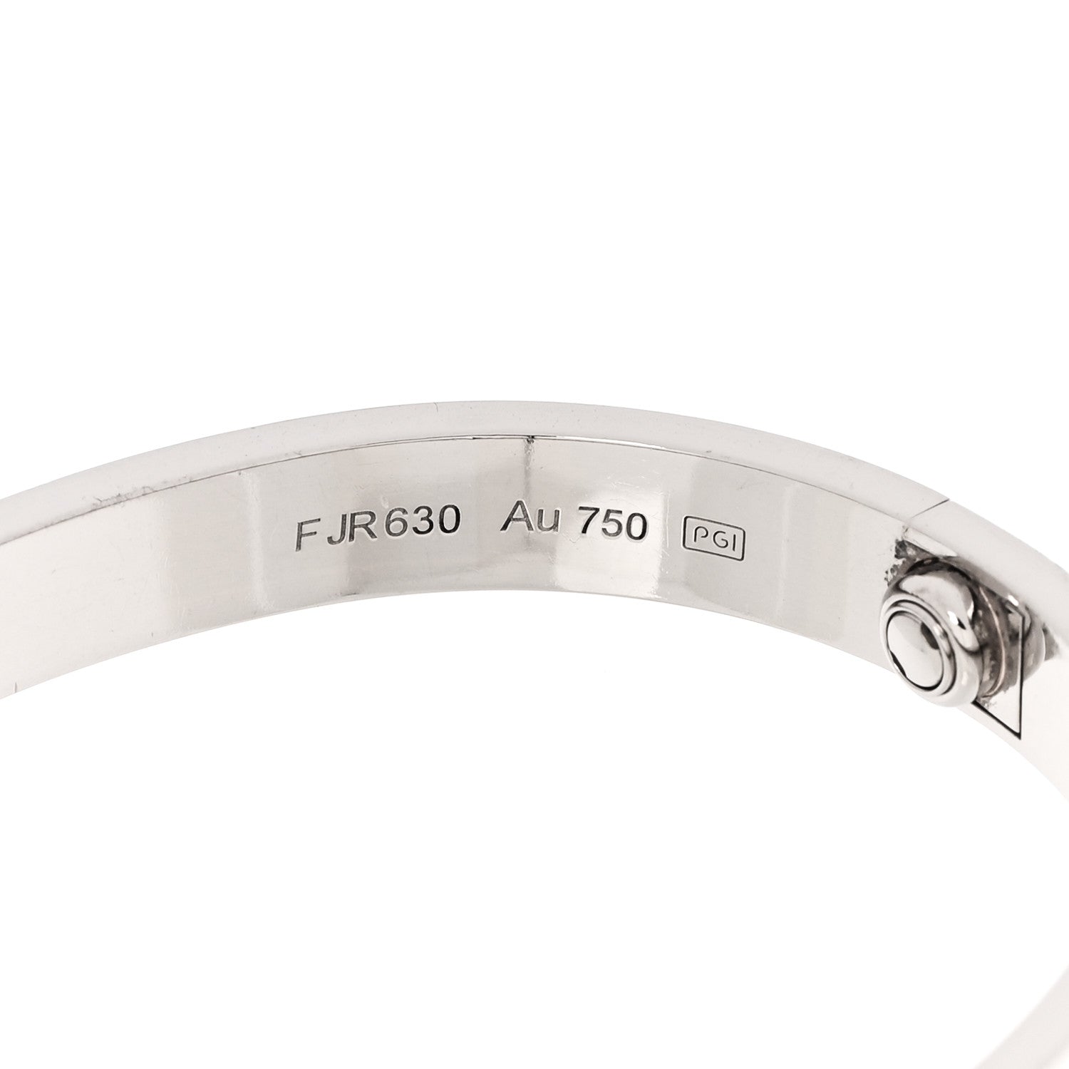 Cartier 18K White Gold LOVE Bracelet 15 1871494 – FASHIONPHILE