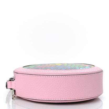 Gucci GG Supreme Monogram Psychedelic Round Shoulder Bag Black Multicolor Sugar Pink 4 of 8