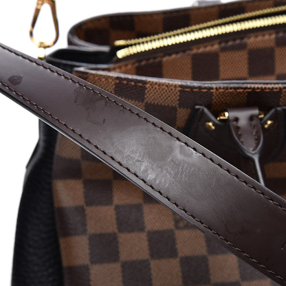 Louis Vuitton Cuir Taurillon Damier Ebene Normandy Black 8 of 8