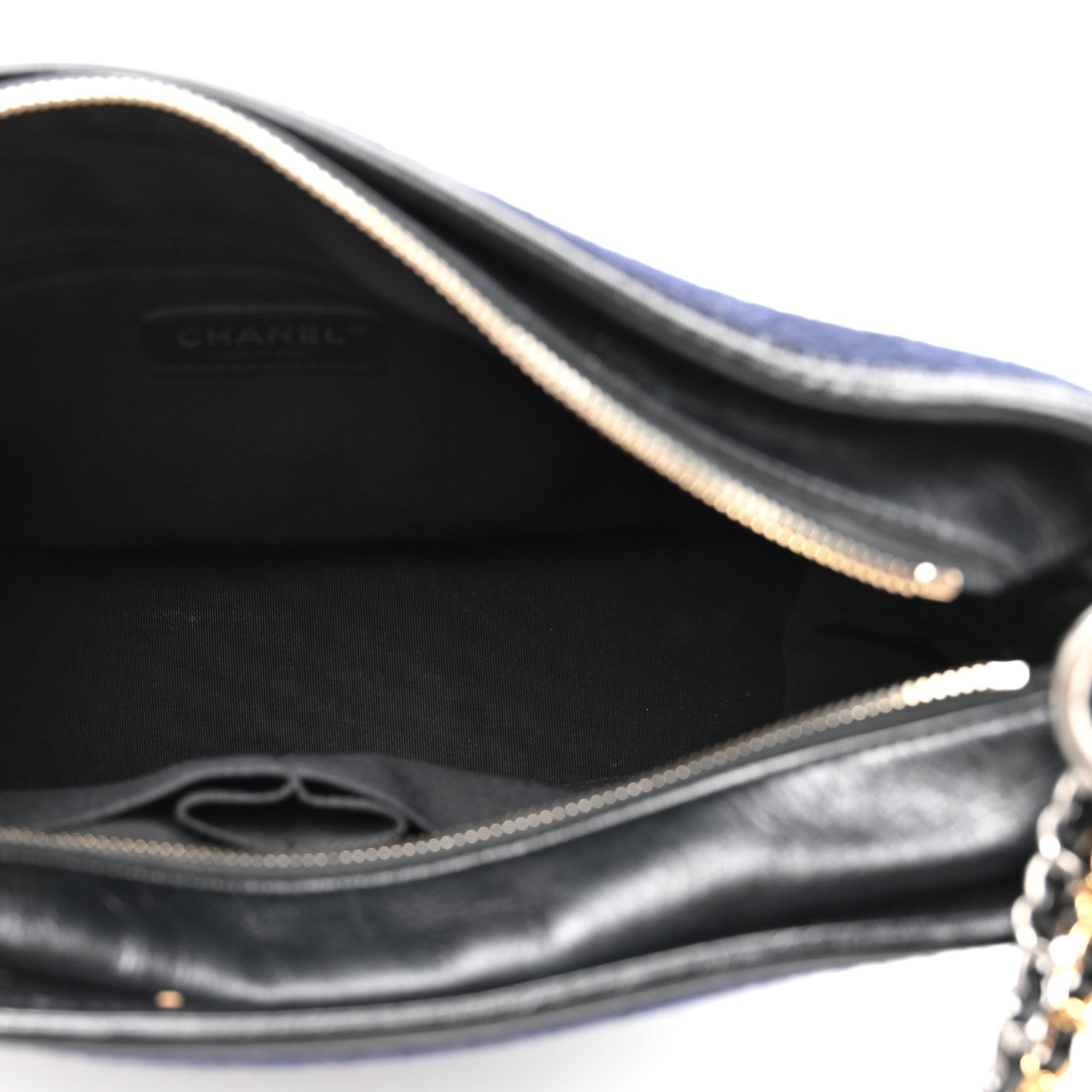 Chanel Calfskin Wool Embroidered Paris Hamburg Medium Gabrielle