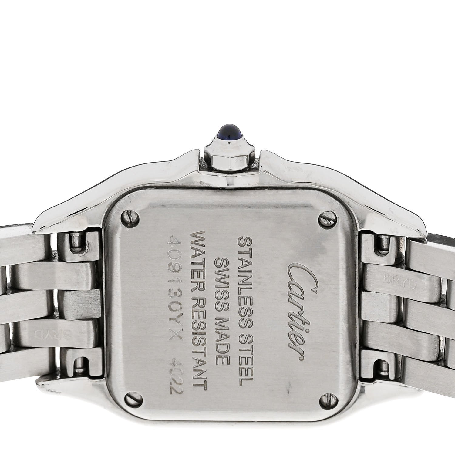 Cartier Stainless Steel Diamond 22mm Panthere Quartz Watch 4 of 4