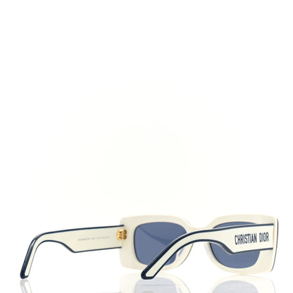 Christian Dior Diorpacific S1U Square Sunglasses White Blue 4 of 8