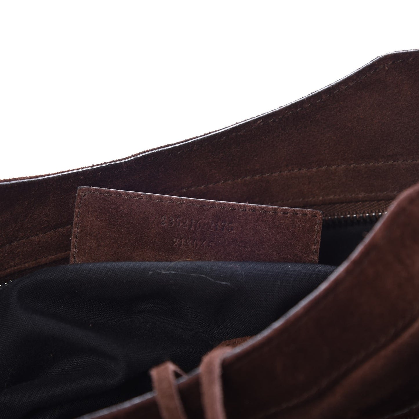 Baby Daim Suede Classic Silver Hardware Velo Brown