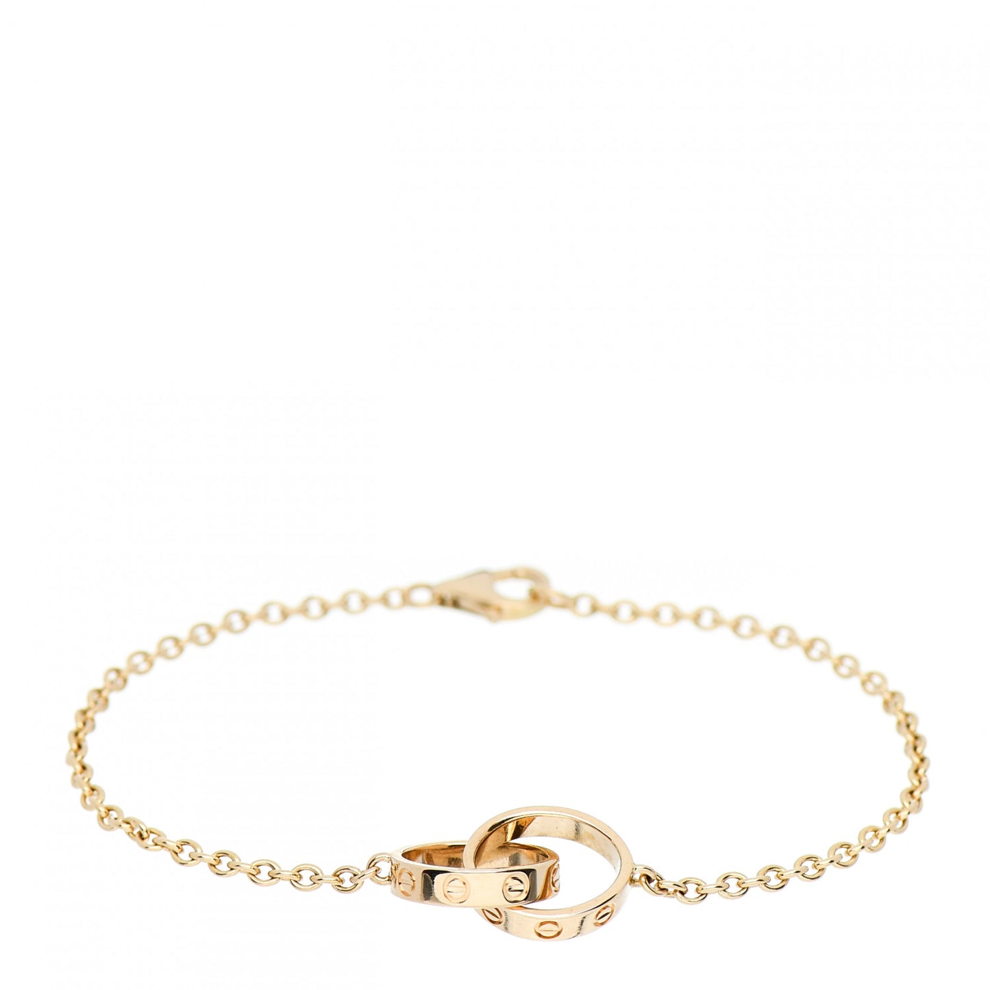 18K Yellow Gold Interlocking LOVE Bracelet