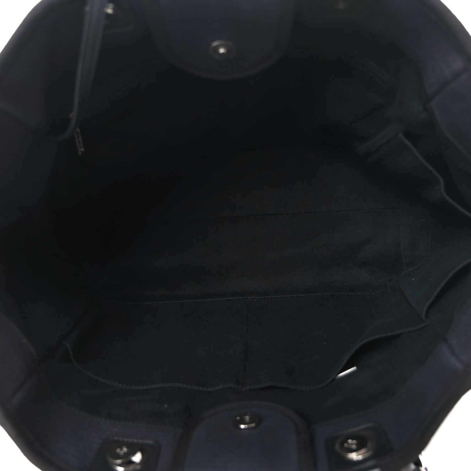 Chanel Canvas Medium Deauville Tote Black 5 of 11