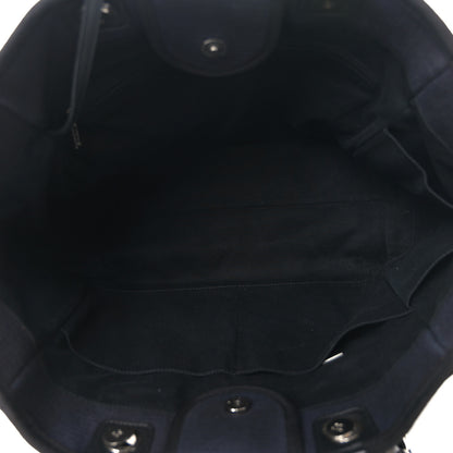 Chanel Canvas Medium Deauville Tote Black 5 of 11