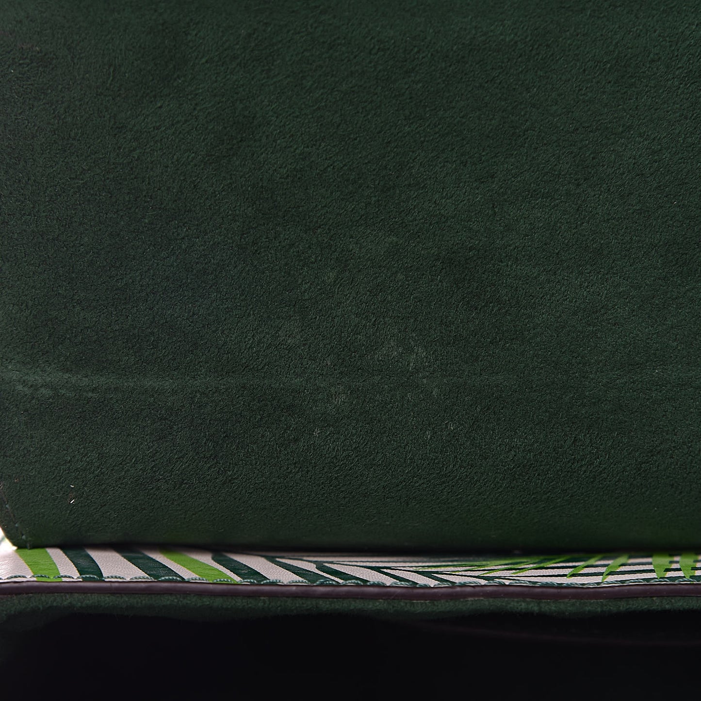 Monogram Palm Twist Shoulder Bag MM Vert White