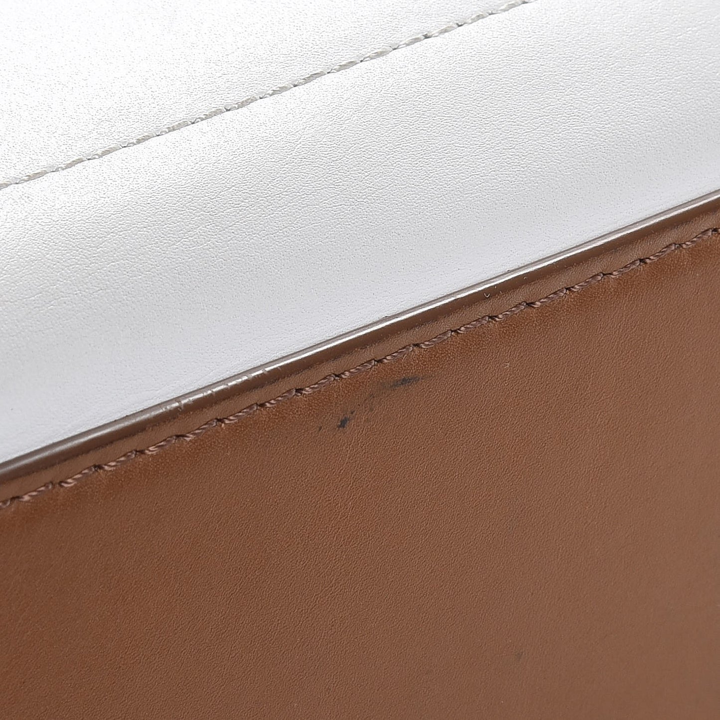 Smooth Calfskin Tri-color Micro Luggage Brown