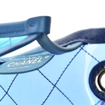 Chanel PVC Lambskin Stitched Mini Coco Splash Flap Blue 6 of 10