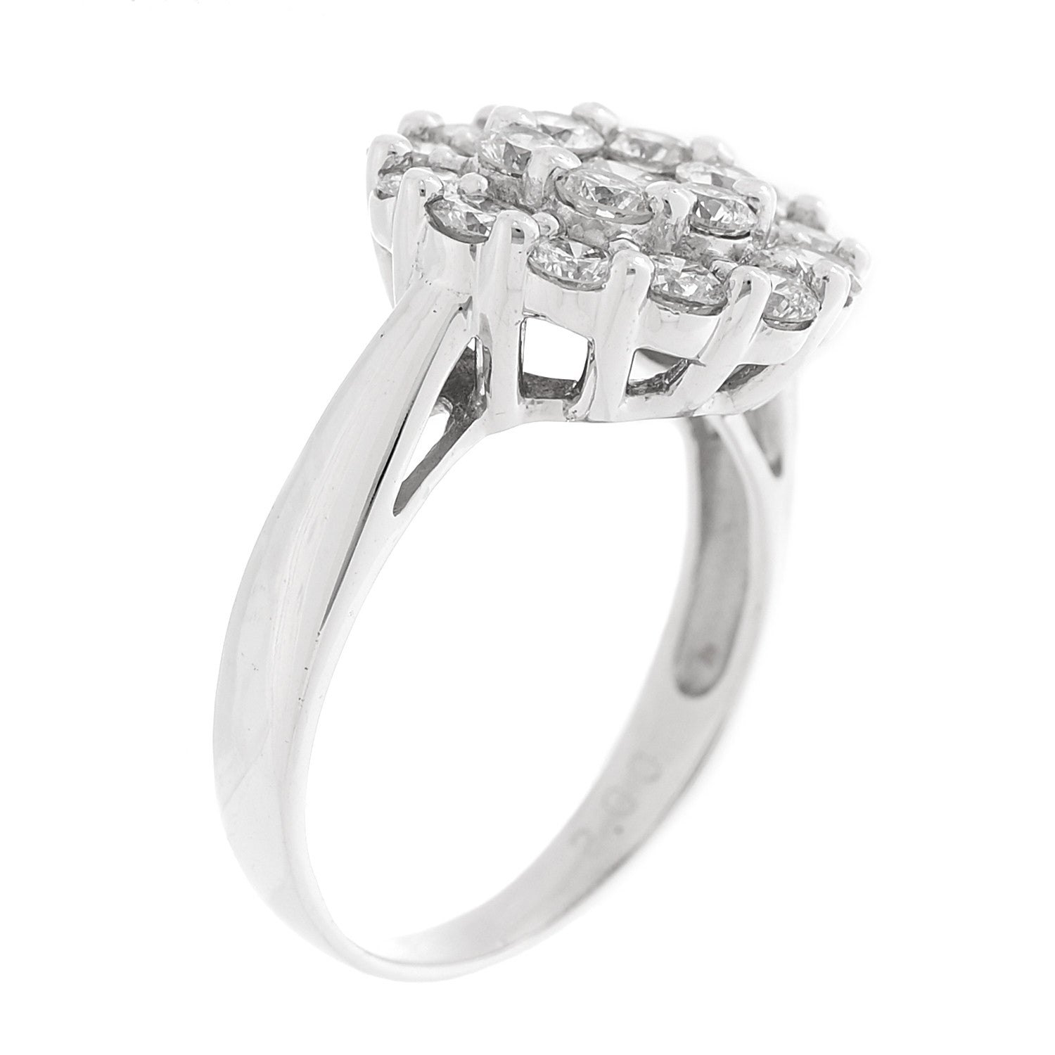 Parker & West by FASHIONPHILE 18K White Gold Diamond 2.00ctw Ring 58 8.25 6 of 9