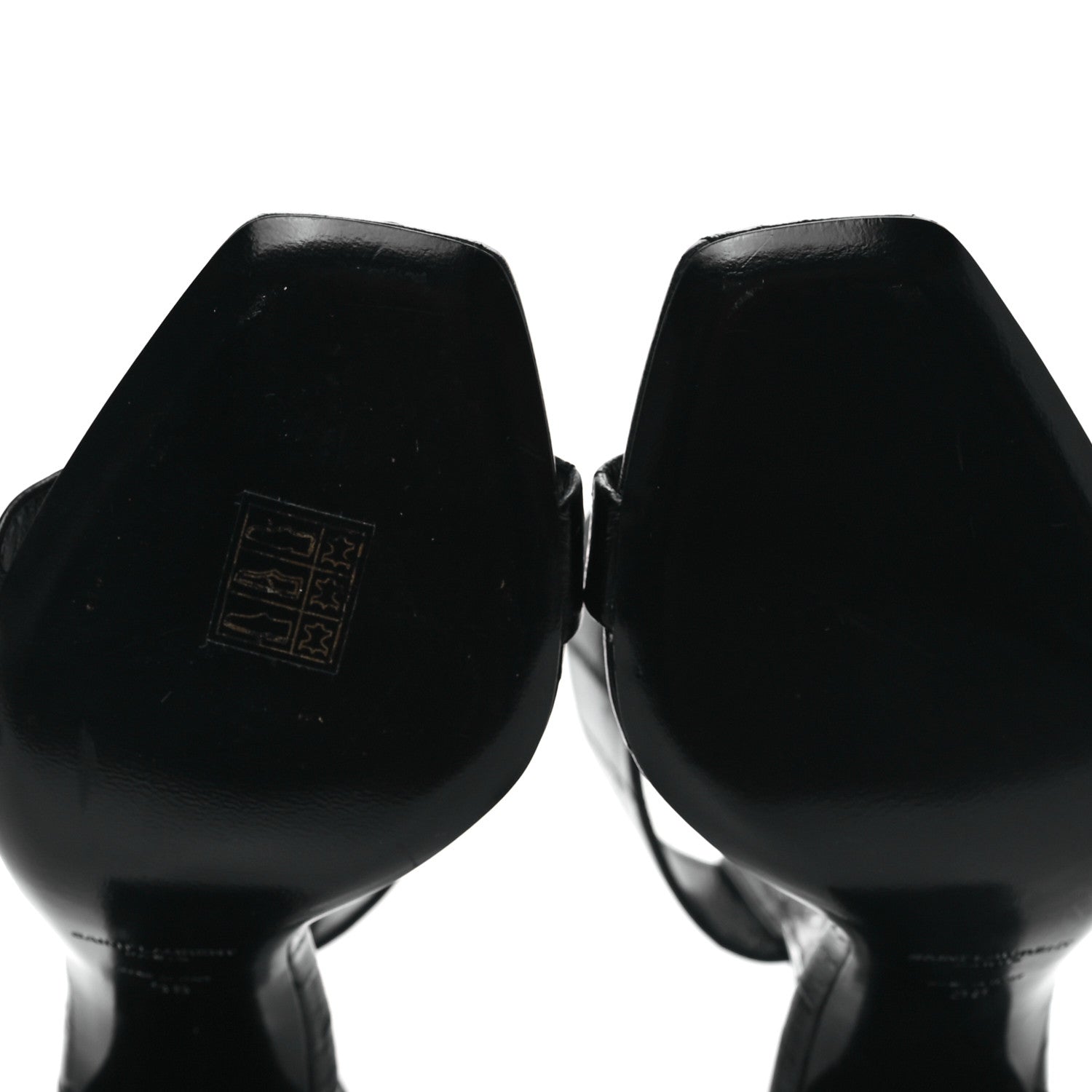 Saint Laurent Anguilla LouLou 105 Buckle Sandals 38 Black 8 of 8